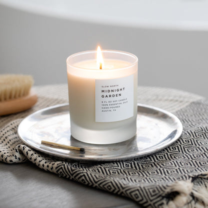 Midnight Garden - Signature Candle (Lavender + Rosemary + Geranium)