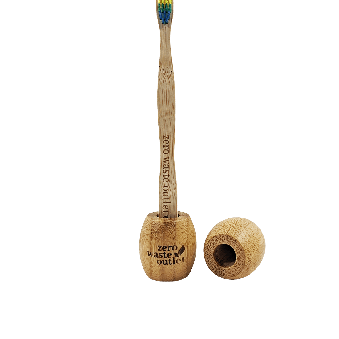 Bamboo Toothbrush Stand - single holder
