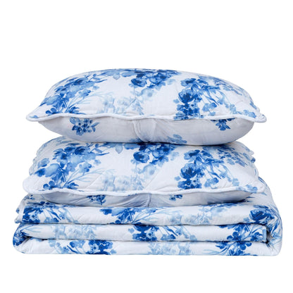 Watercolor Leaves Quilt Set - Jacqueline Collection