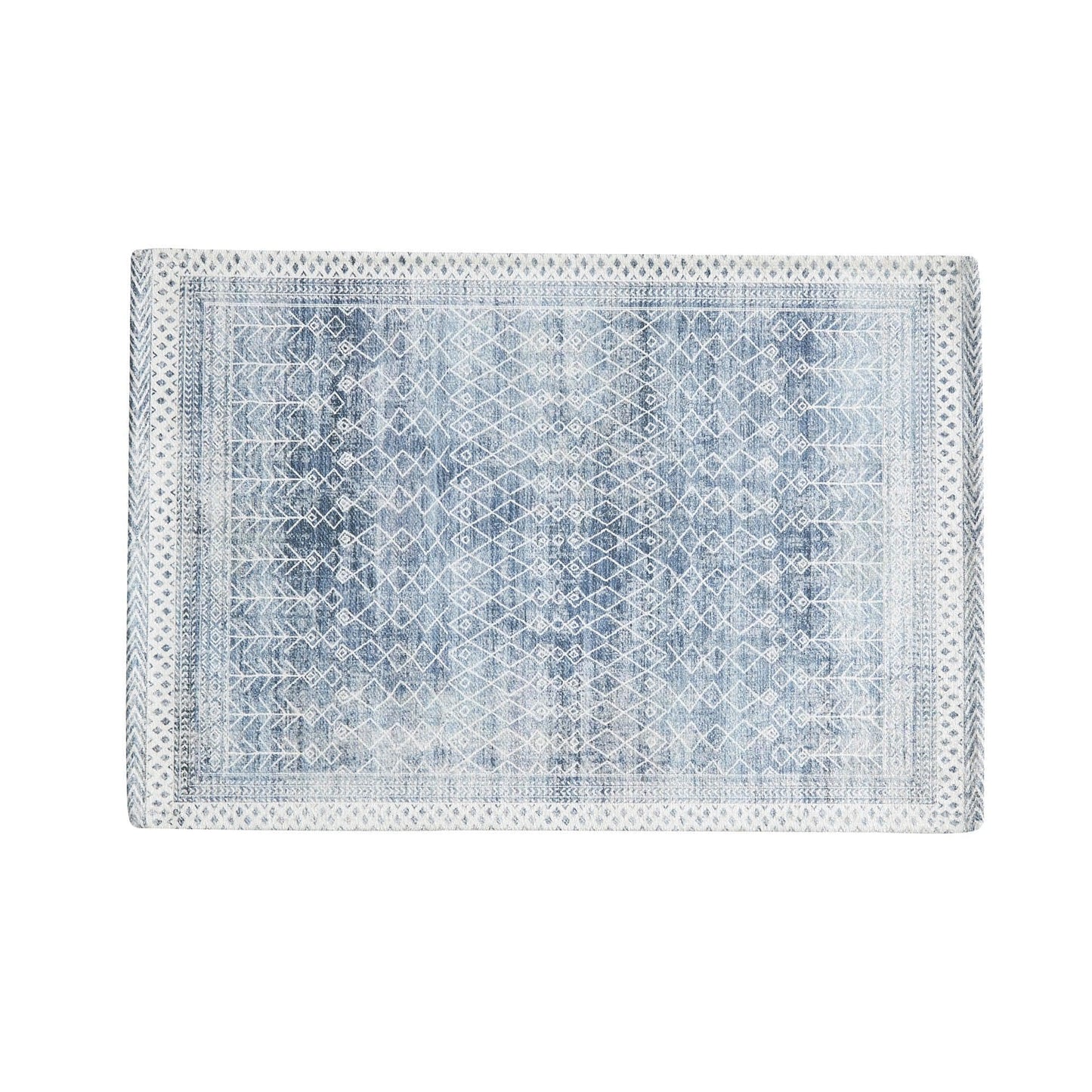 Distressed Moroccan Machine Washable Accent Area Rug 5' x 7' - Neve Collection