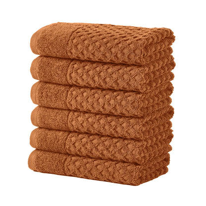 Cotton Diamond Waffle Weave Bath Towel Set - Grayson Collection