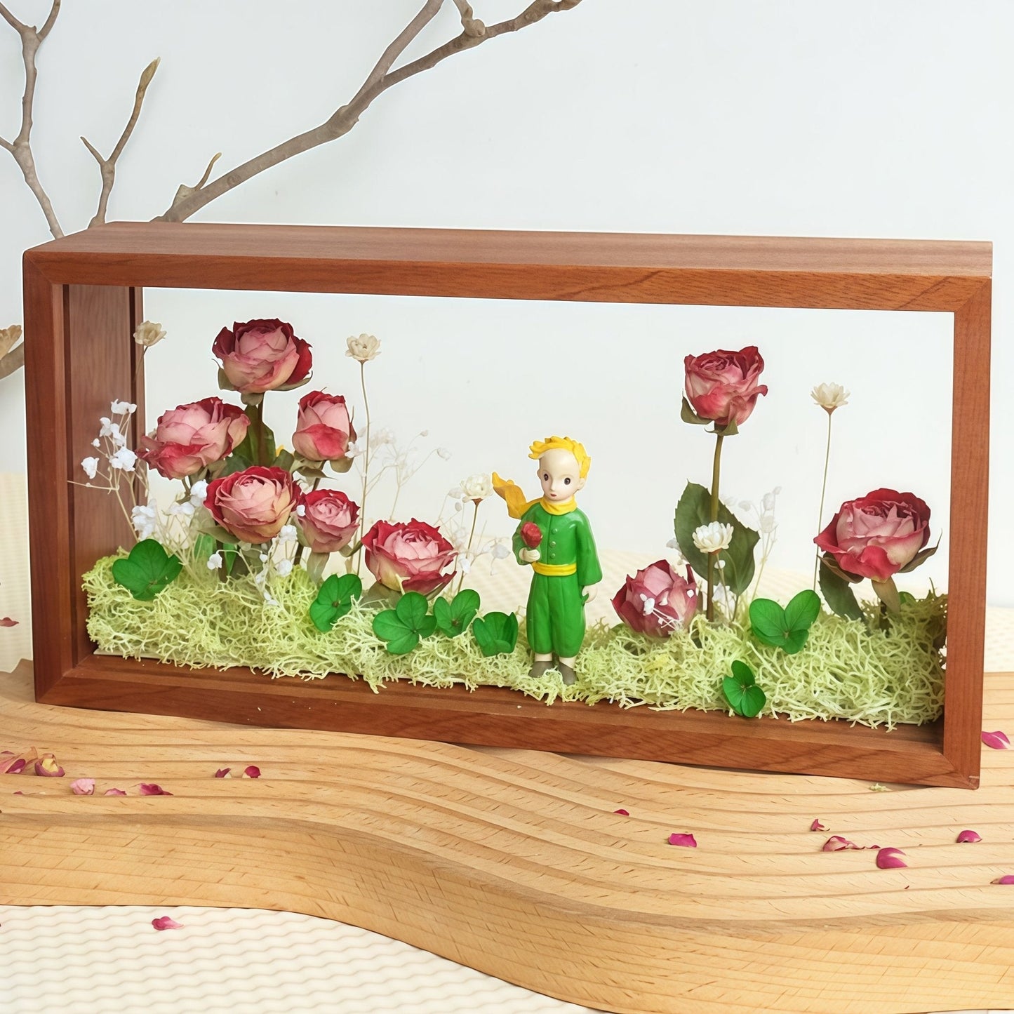 "My Unique Rose" Preserved Flower Shadow Box