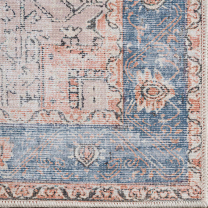 Alfombra Rosman lavable con efecto desgastado
