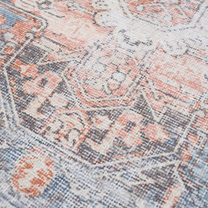 Alfombra Rosman lavable con efecto desgastado