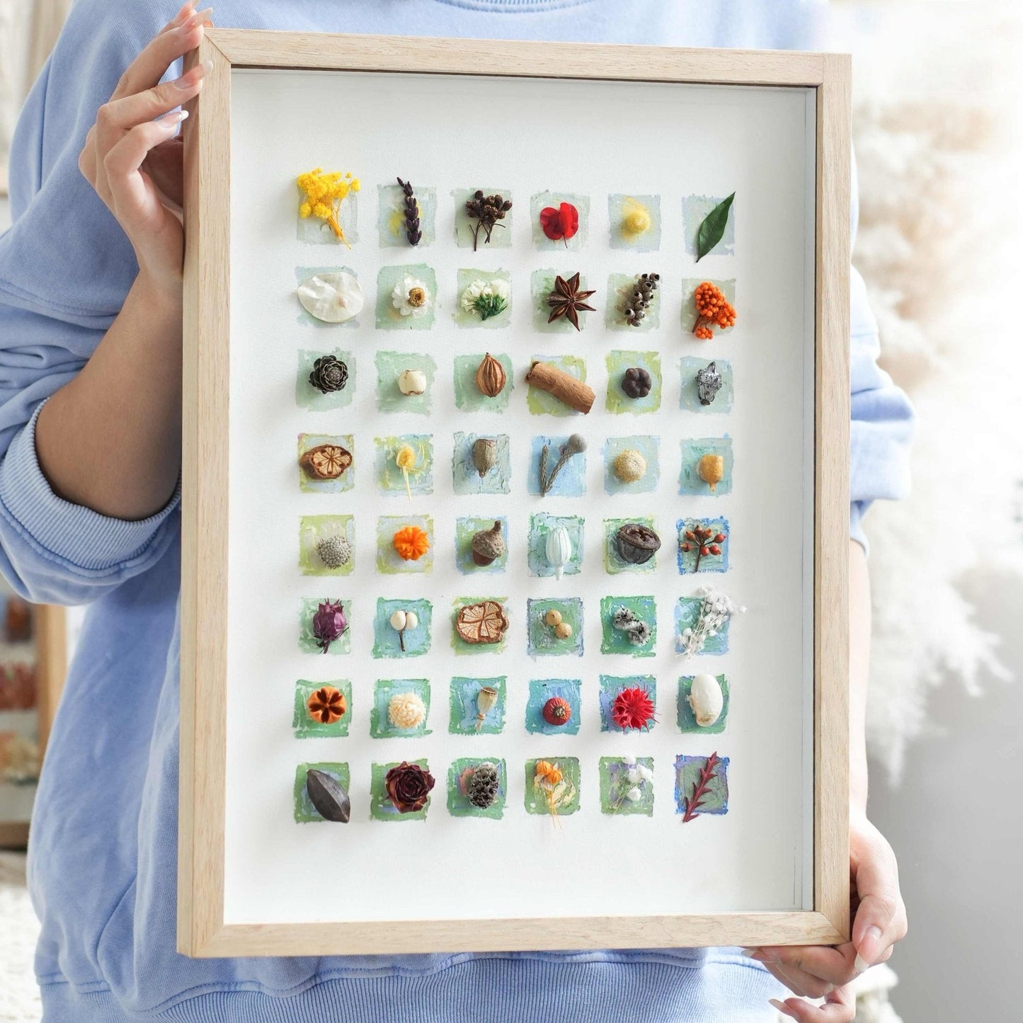 "The Grand Botanical Mosaic" Specimen Shadow Box