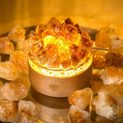 Convierte Mi Vida en Oro - Lámpara Citrina de Midas
