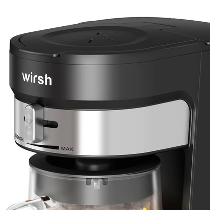 Cafetera Wirsh para café helado, máquina de té helado con jarra de 85 onzas, control de intensidad y filtro reutilizable